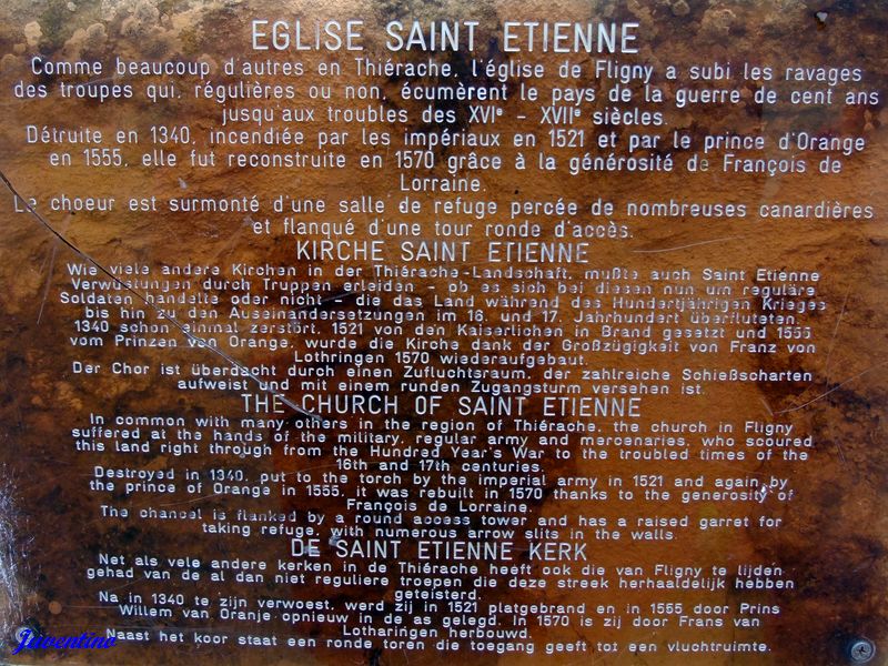 Eglise Saint-Etienne à Fligny