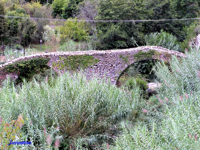 Pont médiéval sur le Prino à Molini di Prelà