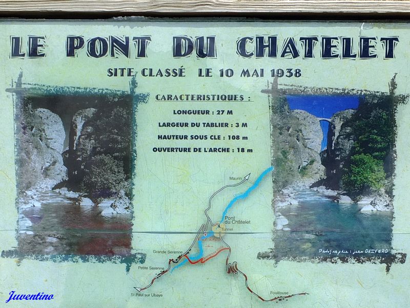 Pont du Châtelet sur l'Ubaye
